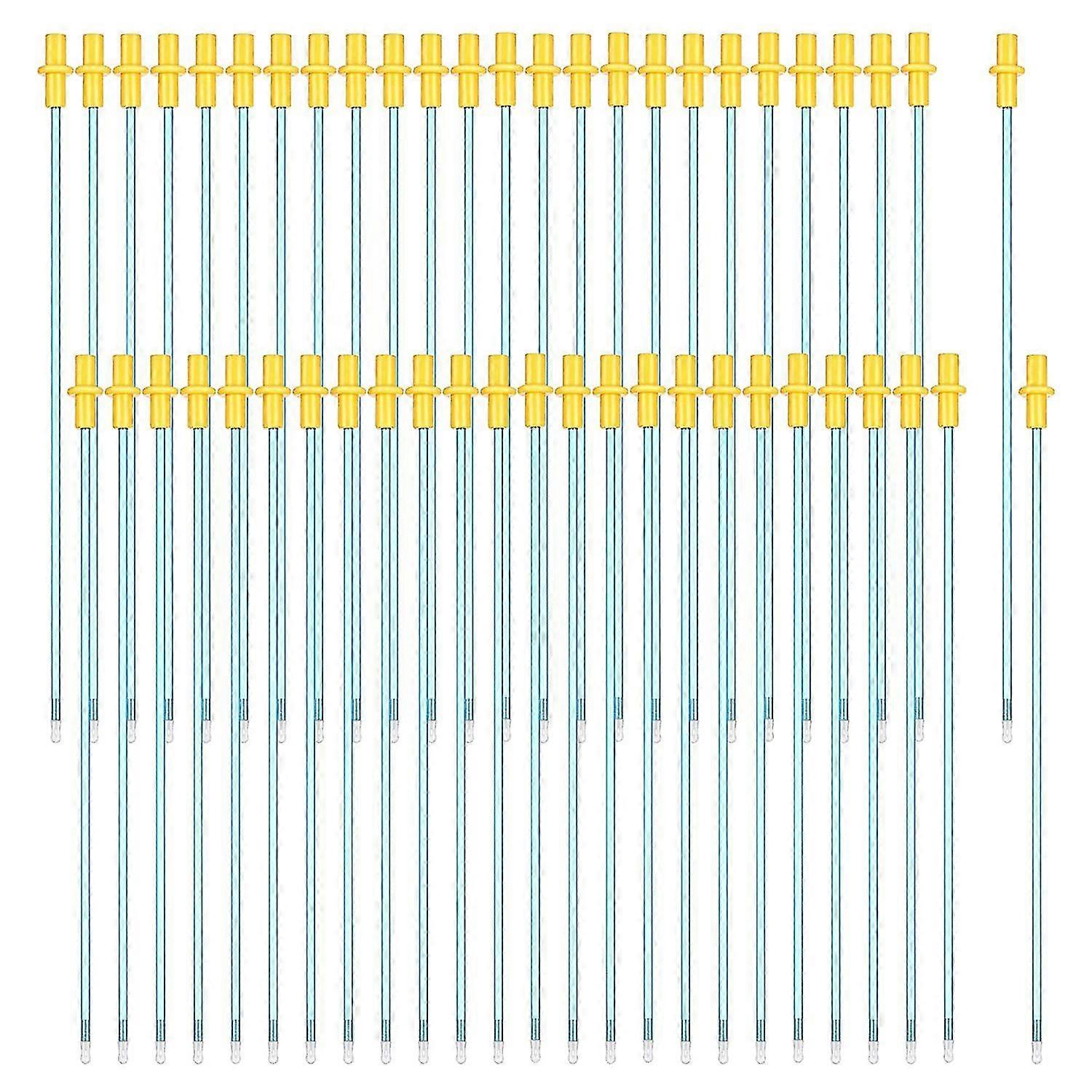 50 قطعة قضبان التلقيح الاصطناعي القابل للتصرف أنبوب قضيب تربية يمكن التخلص منه أنبوب قسطرة تربية مرن للكلاب