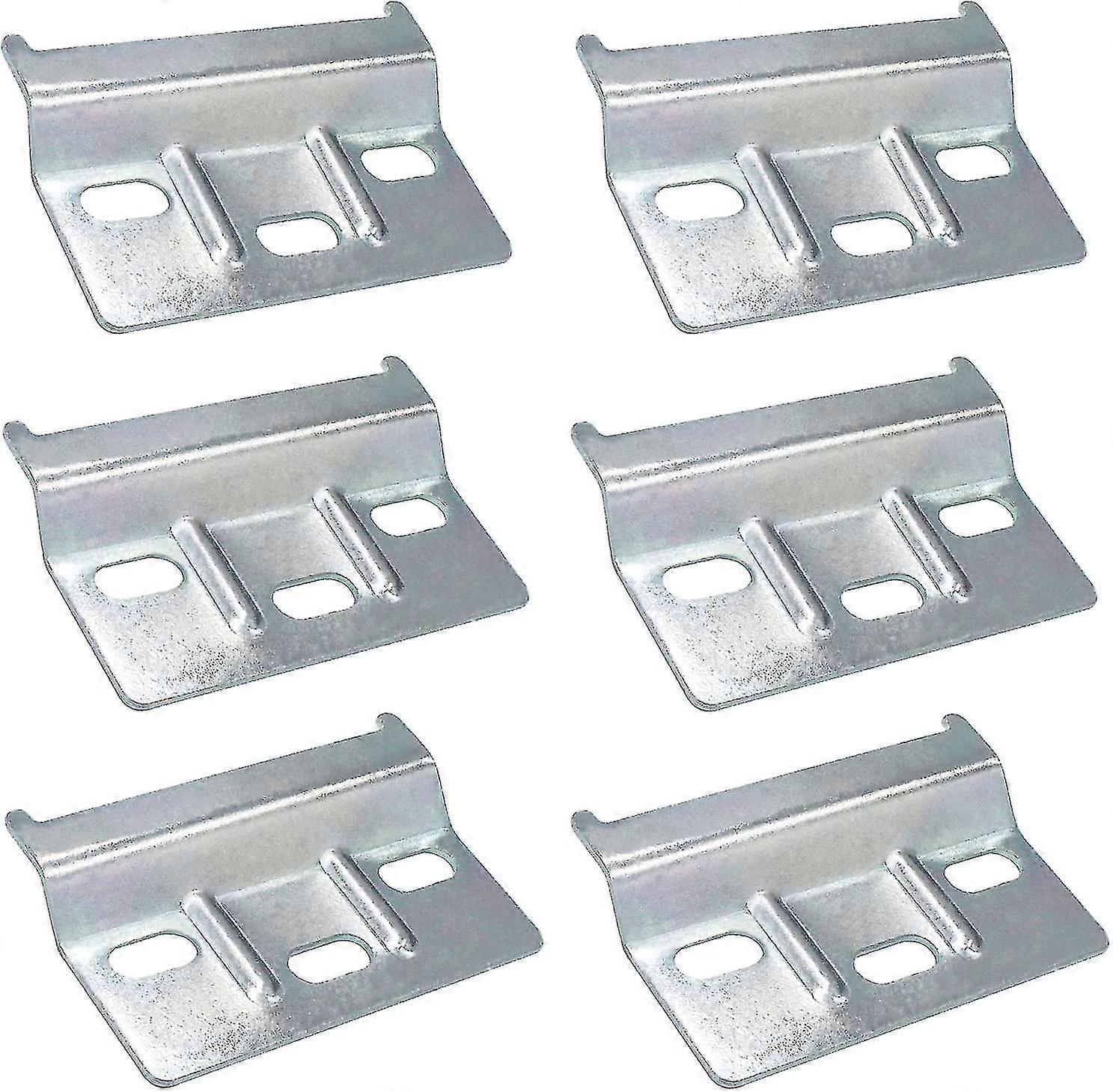 Hanger Rail Fixing Plate Support Cupboards Furniture 6 Pcs Hanger Rail For Furniture 60mm