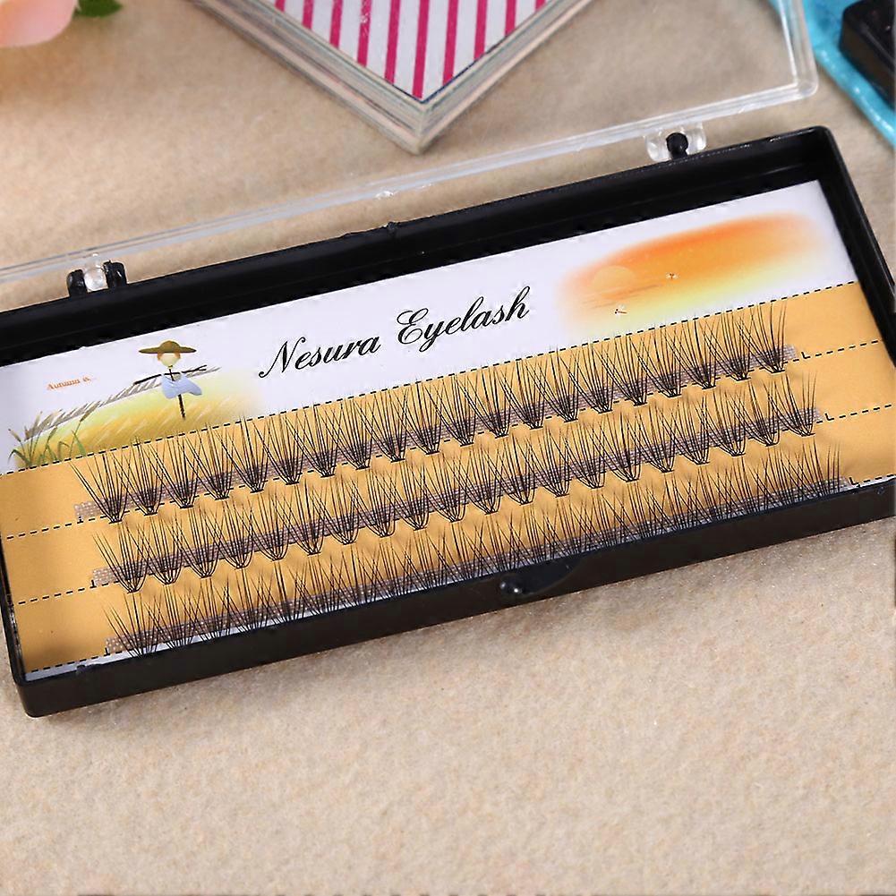 Natural Soft False Eyelash Extension Deluxe Lashes VOLUME Flase Fans 3d Eyelashes(11mm)
