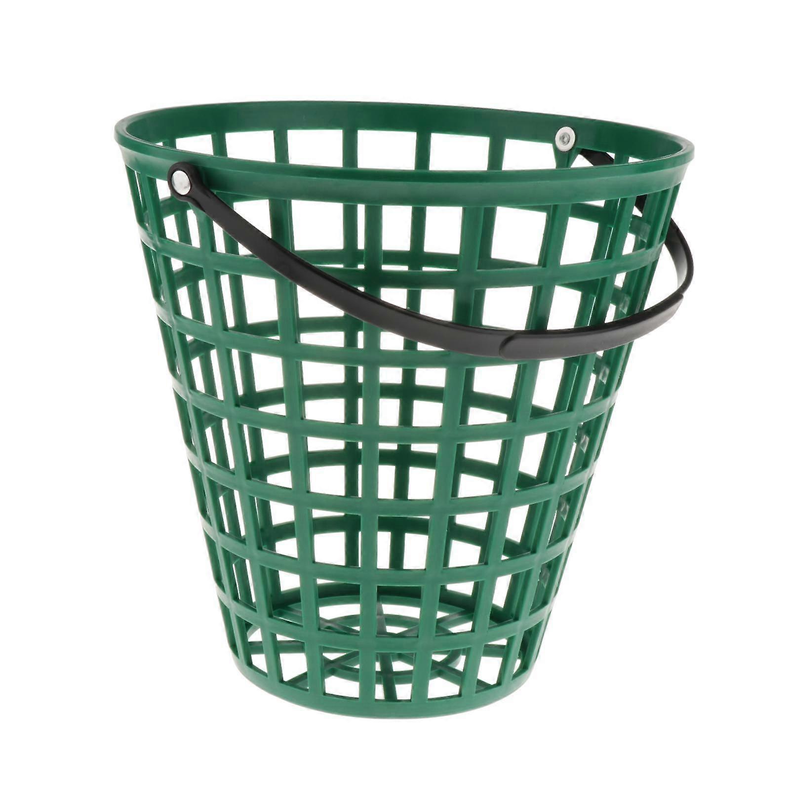 Solid Golf Ball Basket Golf Range Bucket Storage Organizer holder 100 baller