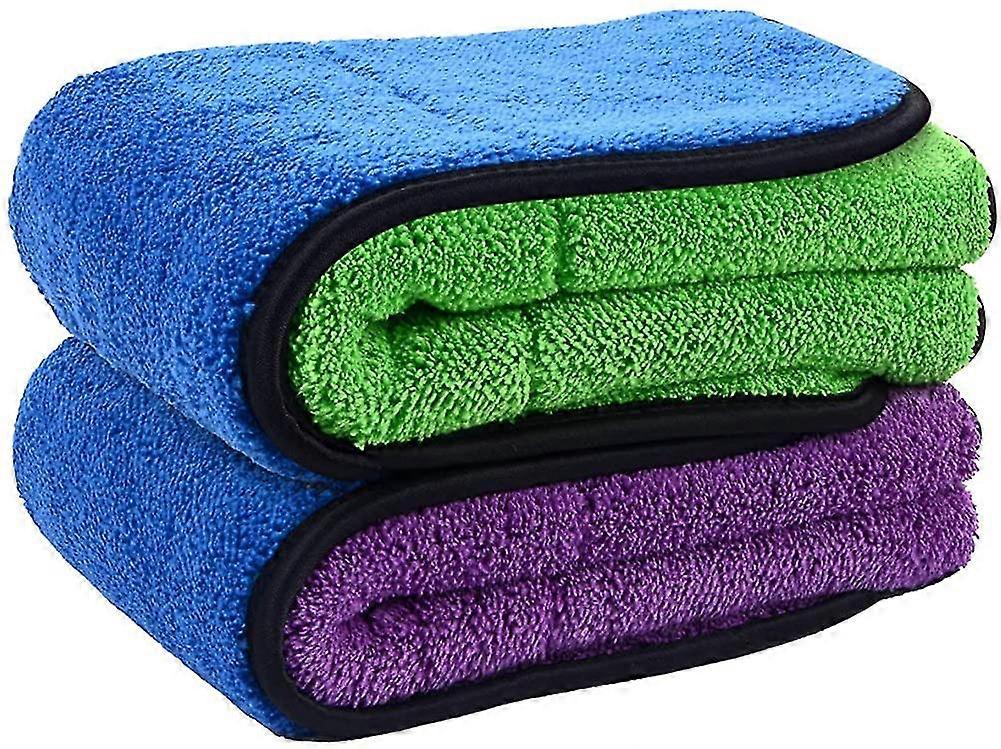 Mikrokuituauton kuivauspyyhe.super imukykyinen auton puhdistuspyyhe ja kaksinaamainen