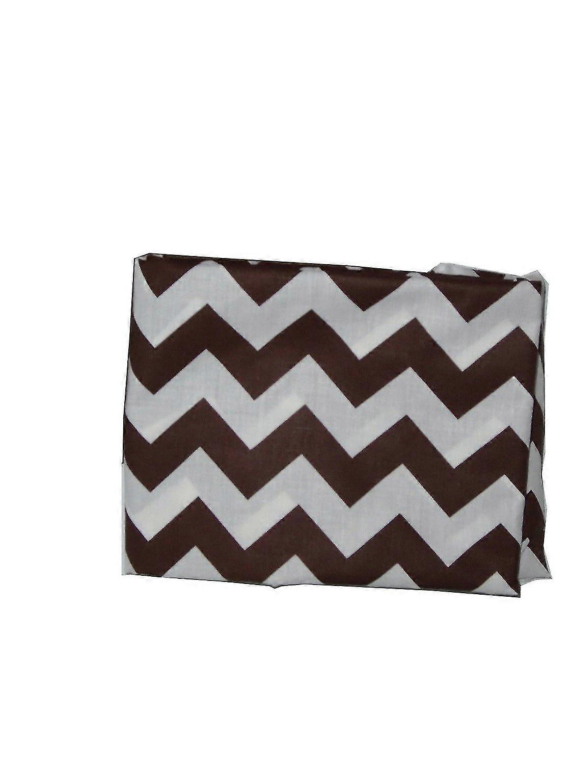 بيبي دول شراشف مهد شيفرون، بني، 18 بوصة × 36 بوصة