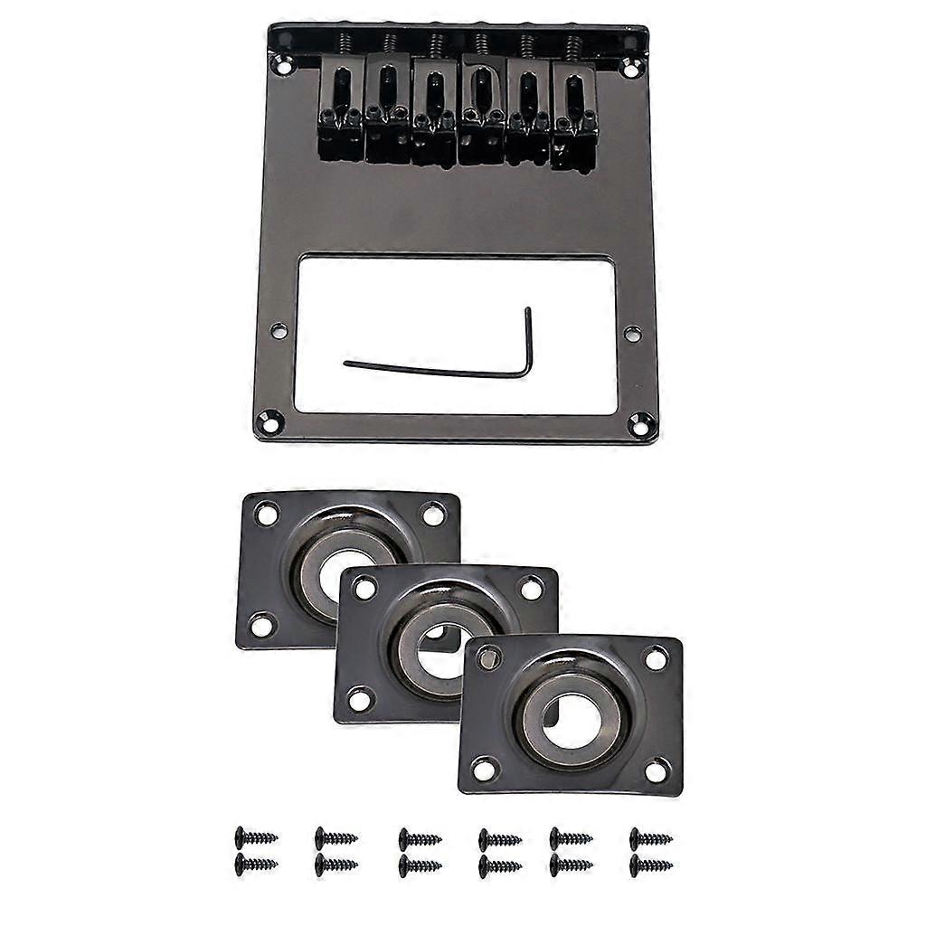 Electric Guitar Double Coils Pickup  Bridge with Socket Plate