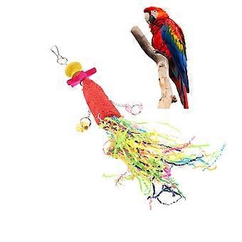 fågel papegoja trä block tugga leksaker fåglar söta fåglar bo dekor prydnad för dvärgpapegojor, parakiter, nymfkakaduor, conures