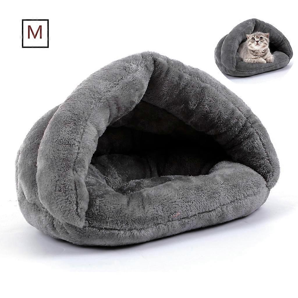 Warm Pet Sleeping Bag Soft Comfortable Bed And Den For Cats And Dogs