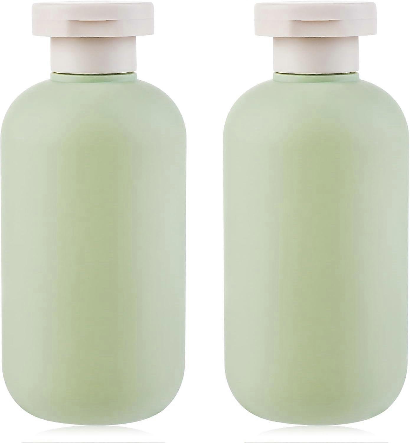 Squeeze Bottles 2 Pack 200 ML Refillable Plastic Travel Containers Empty Bottles With Disc Top Flip Cap Travel Accessories for Shampoo Creams Lotion C