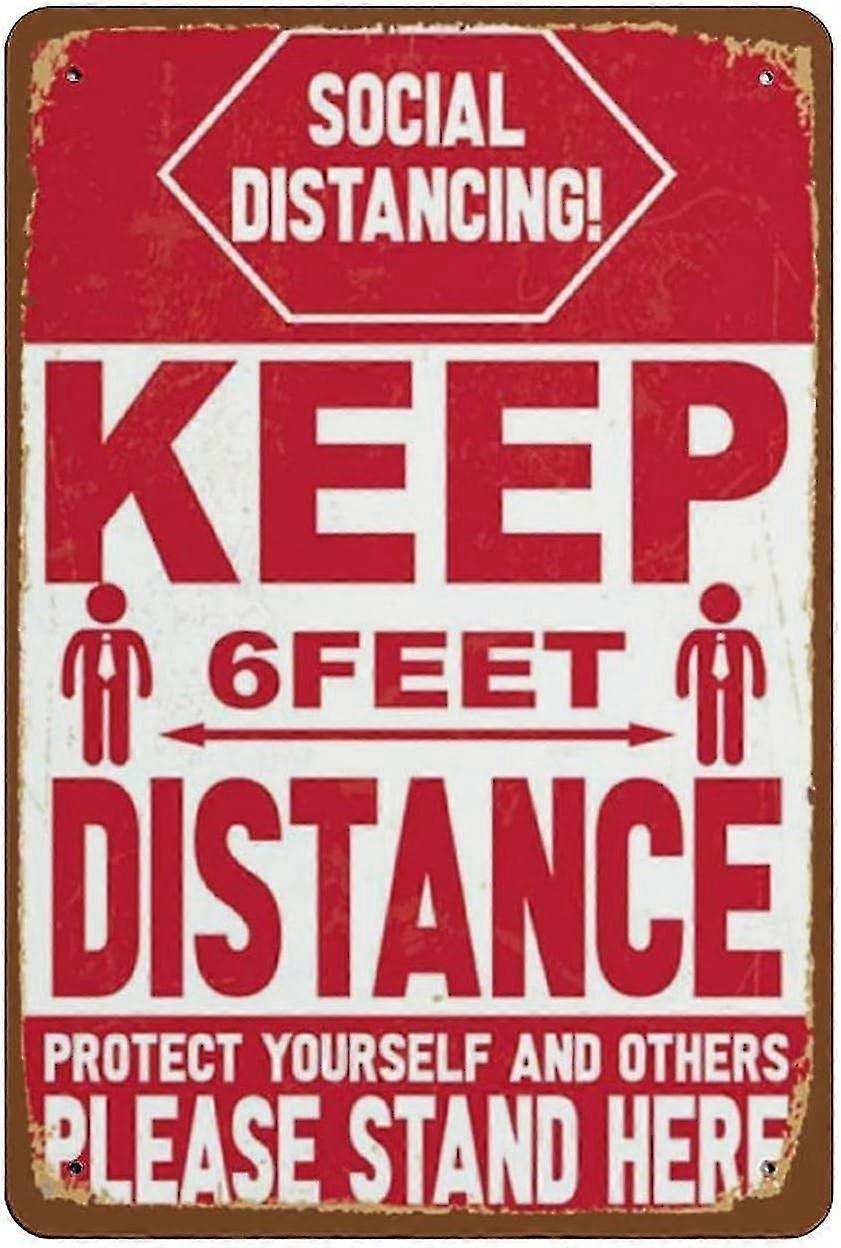 مطلوب فحص درجة حرارة الجسم لافتة القصدير المعدنية ملصق القصدير خمر علامة معدنية 8x12 بوصة أو 12x16 I