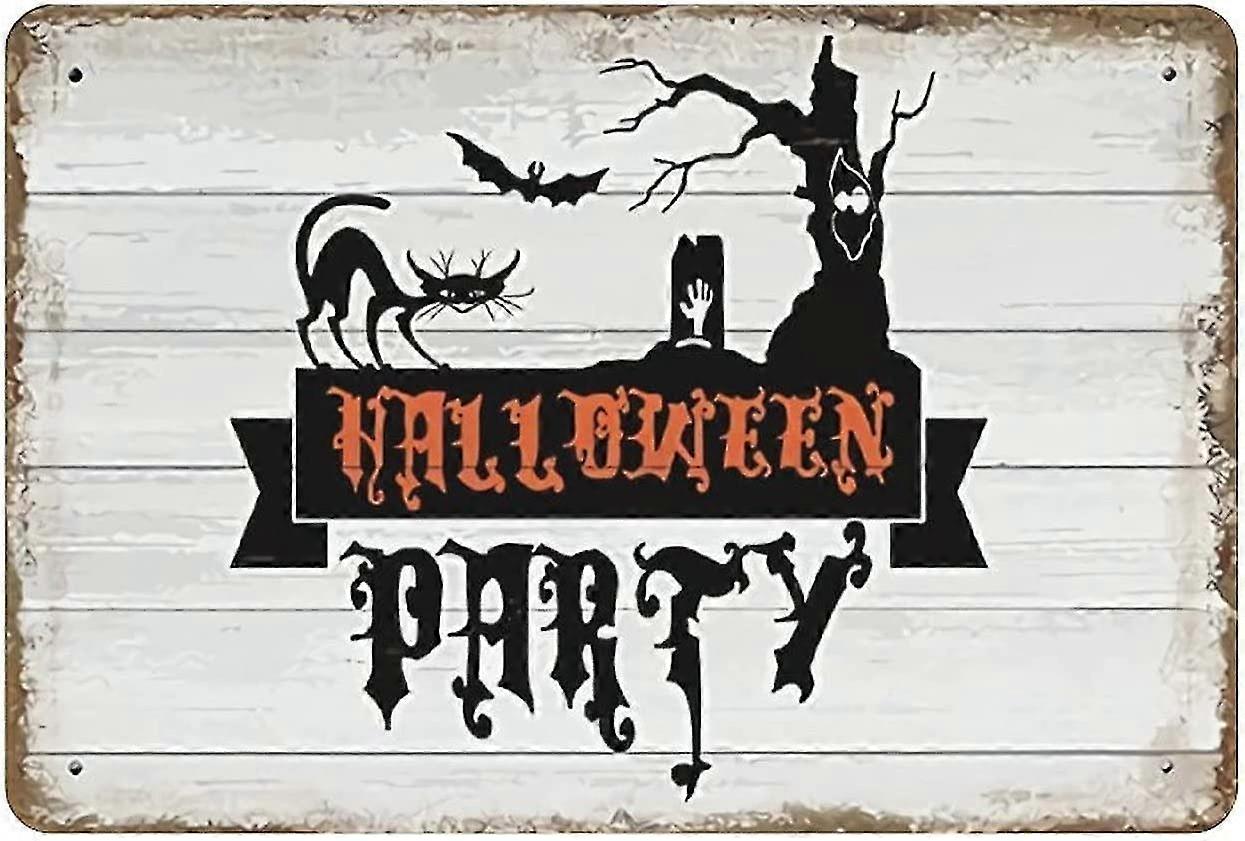 Feliz Halloween Truque Ou Treak Abóbora Sinal de Lata Decoração de Metal 8x12 Polegadas OU 12x16 Polegadas Modo 3874