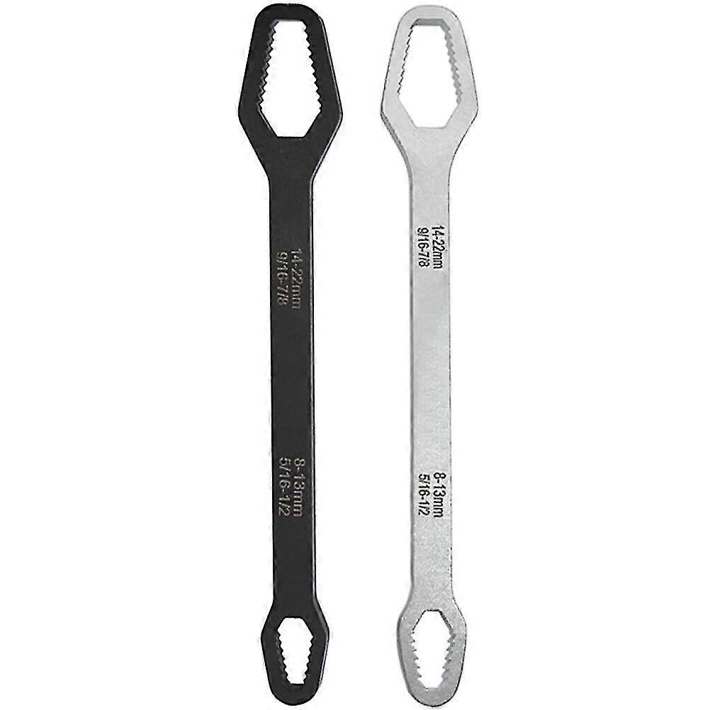 2pcs Universal Torx Wrench Multi-purpose 8-22mm Universal Spanner Torx Wrench