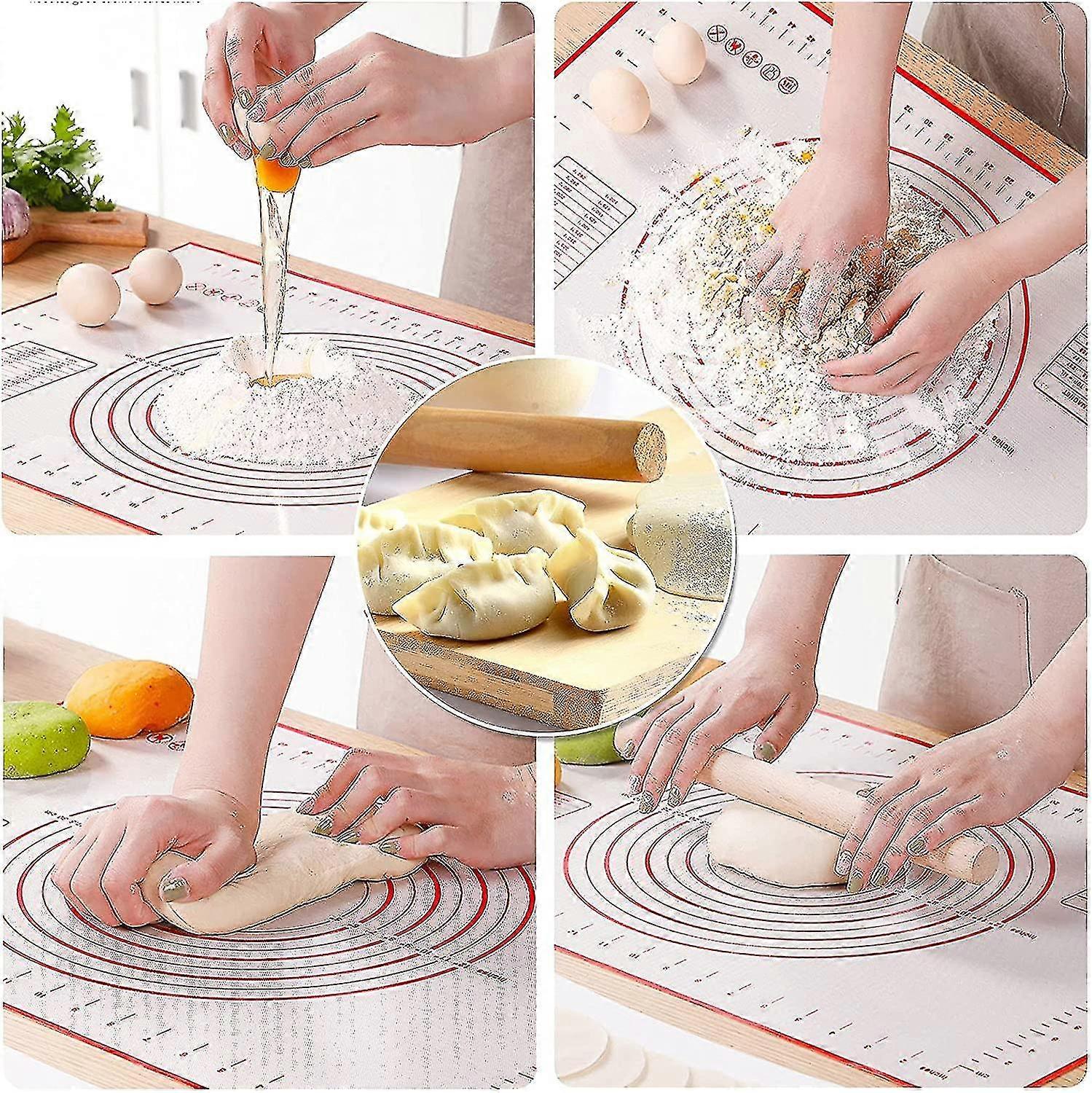 Non-Stick Silicone Baking Mat Paste Mat With Measures - 60 X 40 Cm
