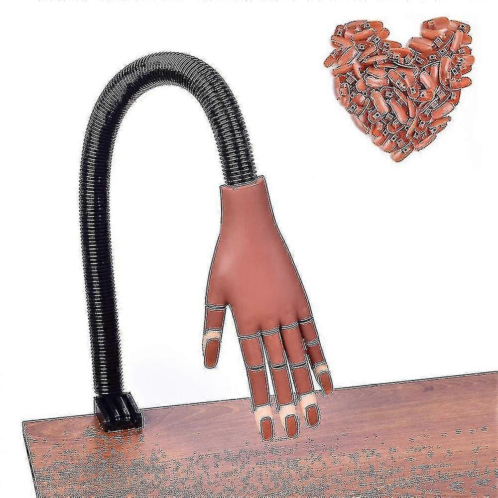 Nail Training Practice Hand Nail Display Manicure Supply-7 Zekai