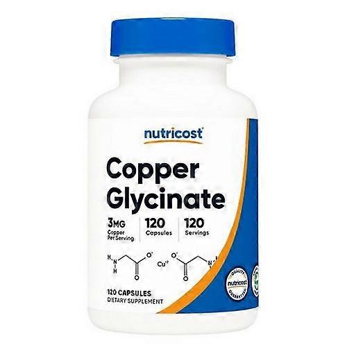 Nutricost Copper Glycinate Capsules ,3 Mg ,120 Count