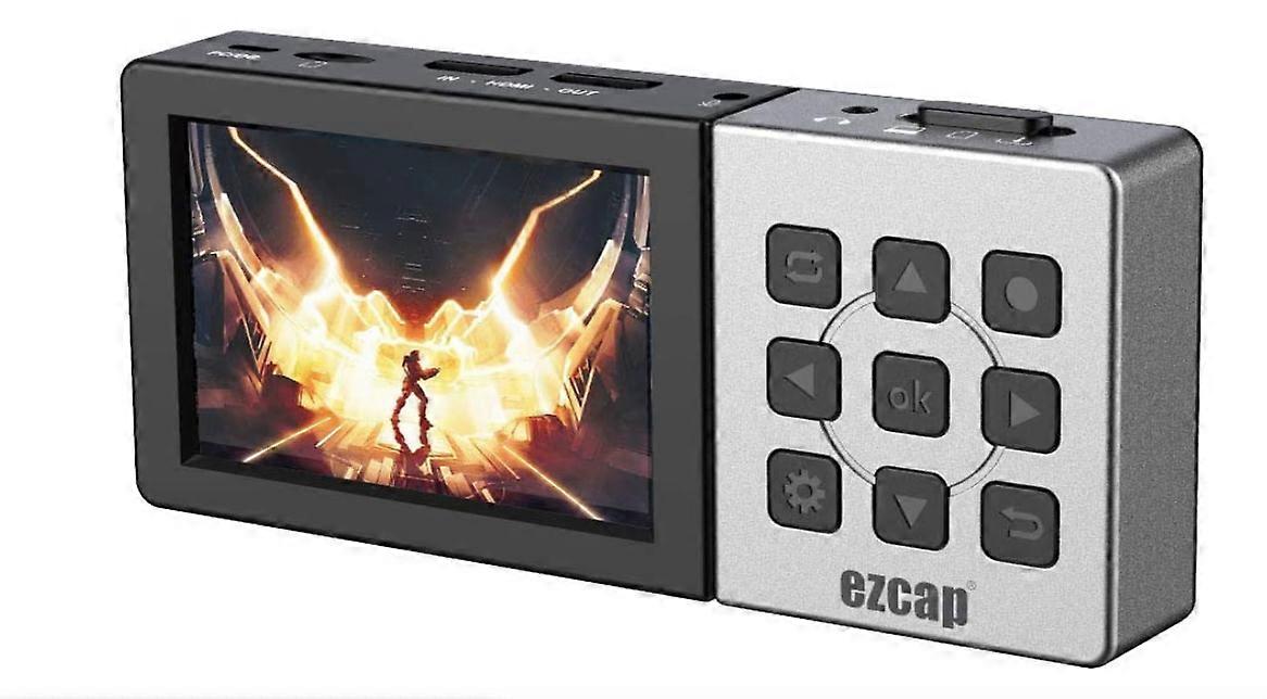 EzCAP273 HDMI Game capture Plus com tela de 3,5 polegadas 1080P60fps para cartão TF dire