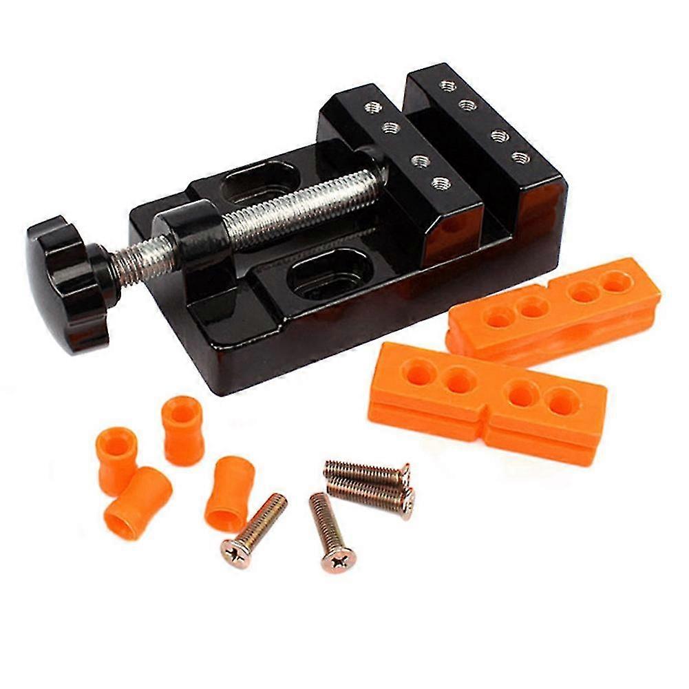 Mini Small Mini Flat Table Jaw Bench Drill Press Vice Opening Table Diy Hand 13.5x6.5x3.6cm