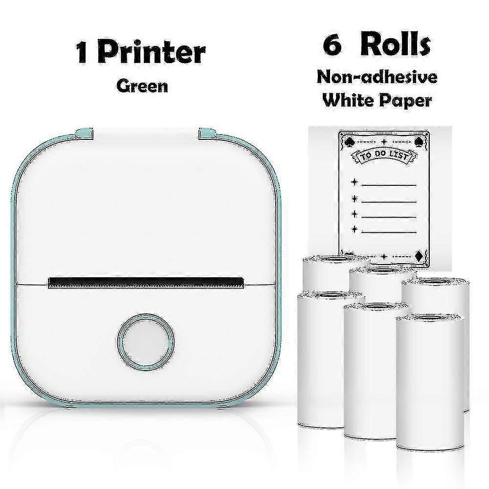 Phomemo T02 Mini Printer Portable Printer Thermal Printing Sticker Wireless Inkless Pocket Printer Self-adhesive Label Printer