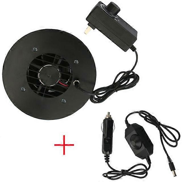 DIY Fan Air Purifier Stepless speed Air cleaner accessories Ventilating fan Vehicle Speed Regulating Power for Air Purif