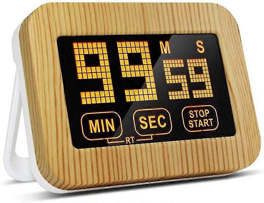 Kitchen Timer, Touch Screen Cooking Timer Magnetic Countdown Count Up Timer With Backlight Lcd Display Electronic Timer Loud Alarm Clock For Cooking B