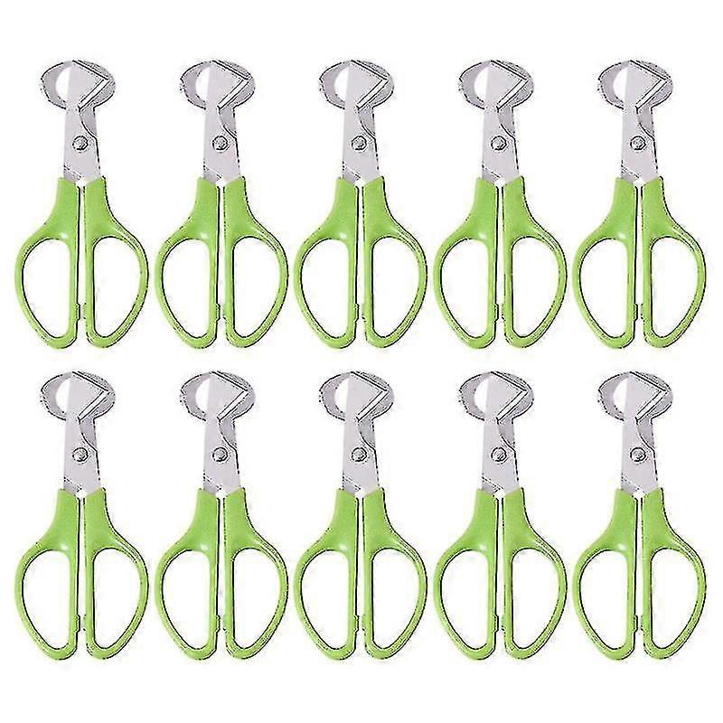 10pcs Quail Egg Shell Cutters Separator Cigar Cutter Stainless Steel Blade Tool