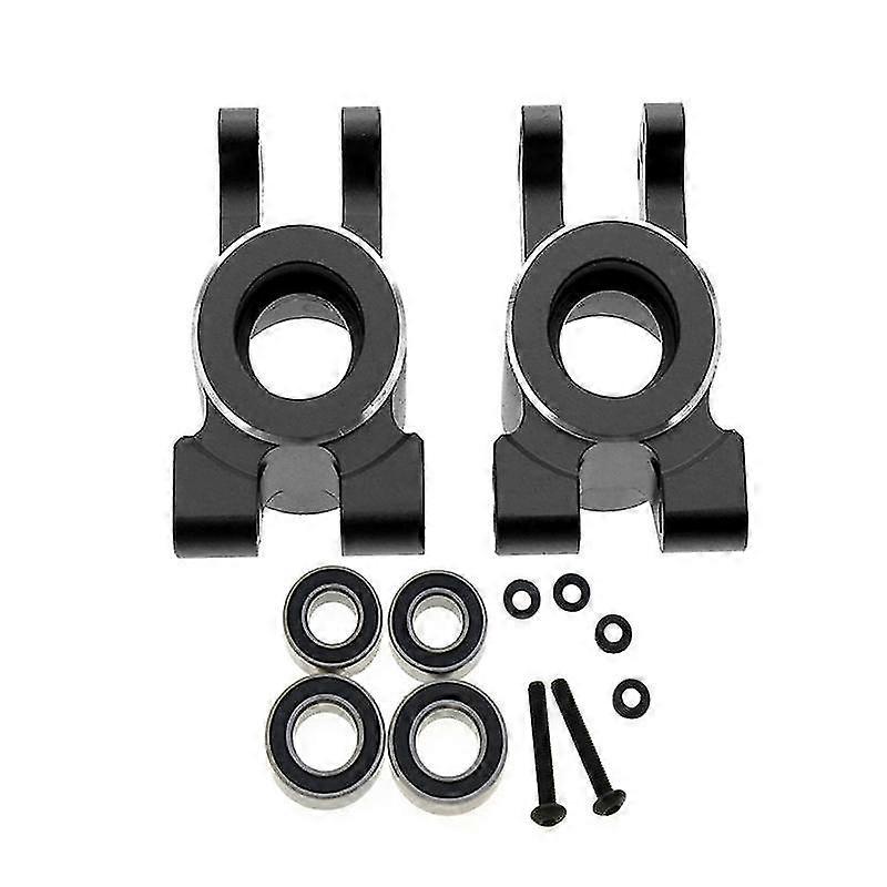 Aluminium Hintere Achsschenkel Träger mit Lager 9552 für RC Auto, schwarz