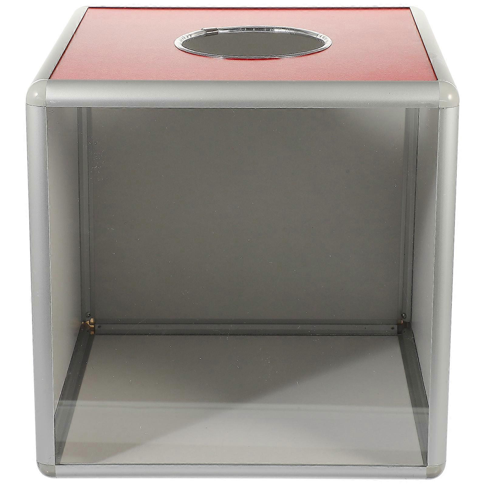 Multi-function Ballot Box Transparent Donation Box Meeting Lottery Box Raffle Accessory