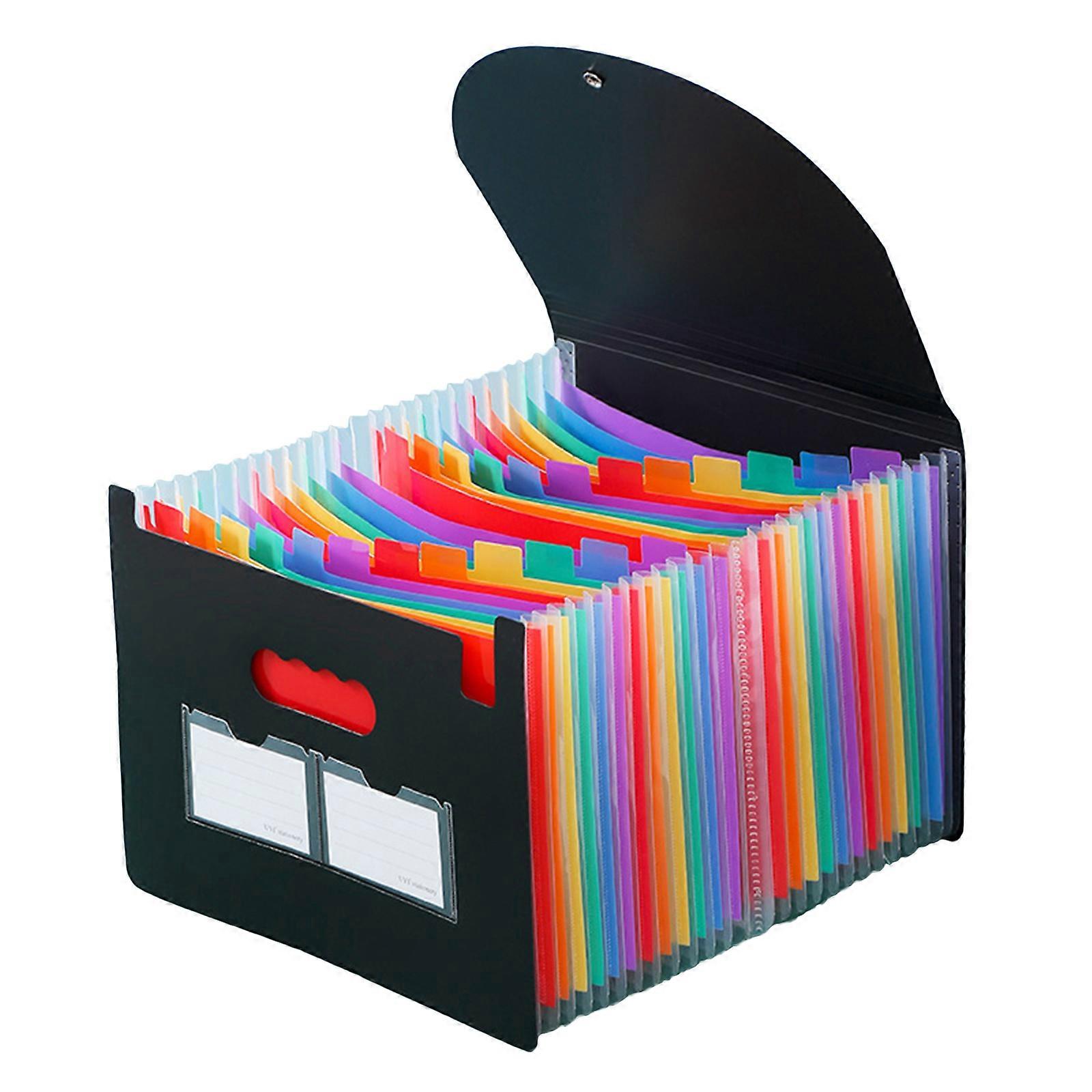 Standing Accordion Folder A4 File Filling Folder 24 Pockets Max 2000 Sheets