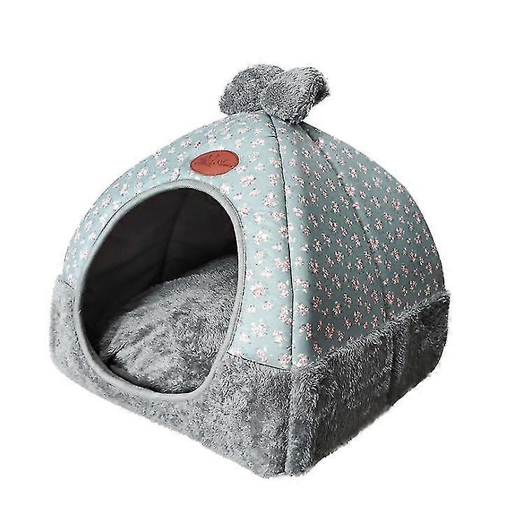 Faltbare Villa Plüsch Hundehütte