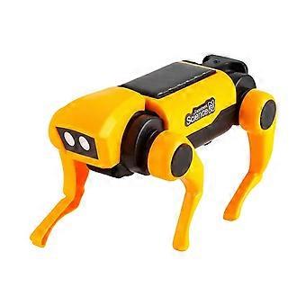 Soldriven robothund Solar Science Experiment Toy Assembly Kit för grundskoleelever Intelligent robot kräver 2 NO.7-batterier ingår inte