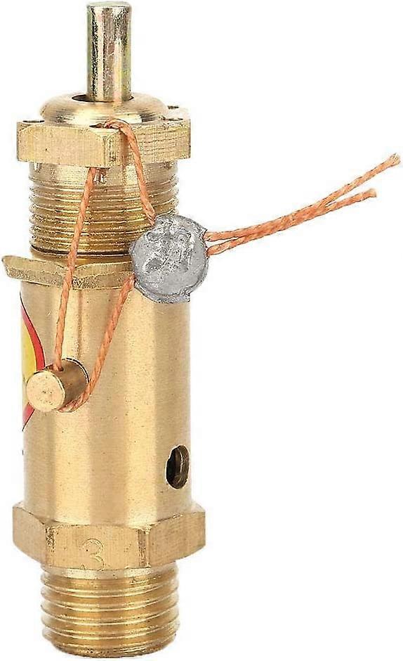 Luftkompressor backventil, säkerhetsavlastningsventil Mässing G1 / 4 Utbyteskomponenter för luftkompressor