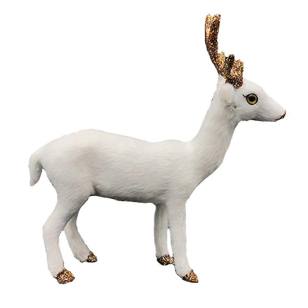 1PC Simulation Deer Toys Mini Deer Model Desktop Decoration Deer Model