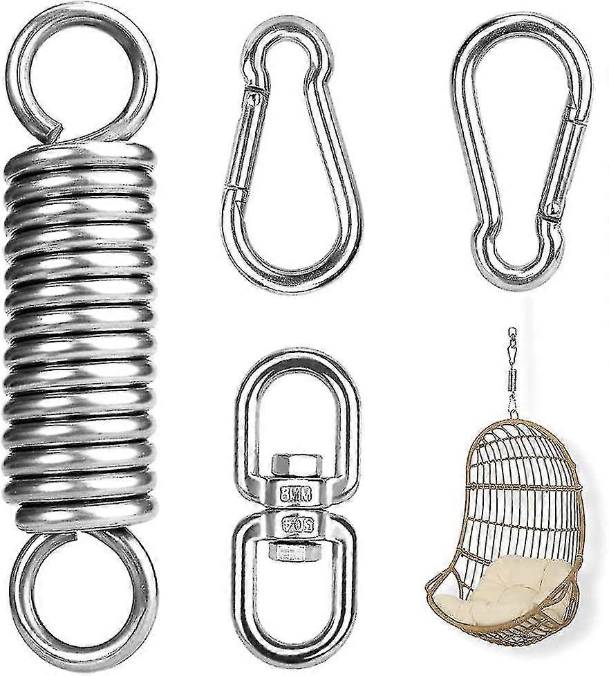 Hanging Chair Swing Spring, Swing Spring Steel Spring With Two Snap Hooks
