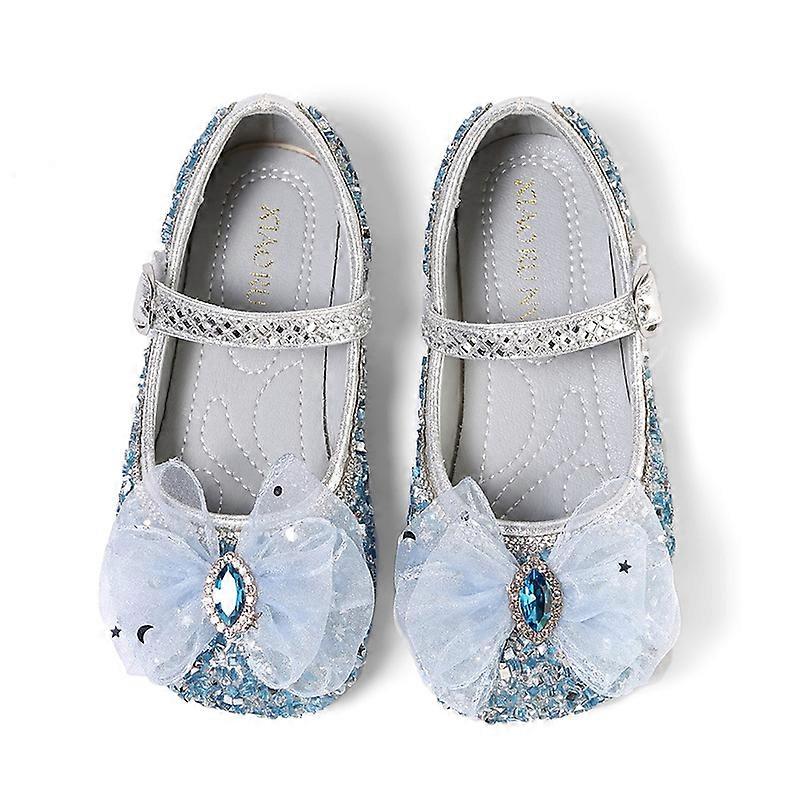 Girl's Princess Elsa Shoes, Water Diamond Shining Crystal Shoes, Girl's Gift