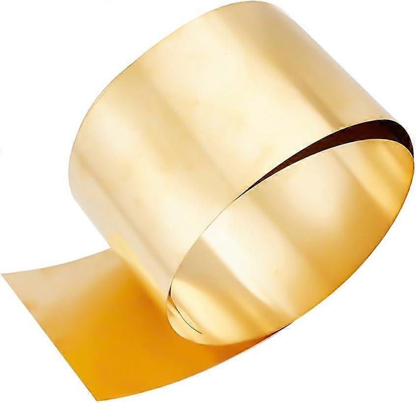 Brass Sheet Light Gold 100x0.3mm