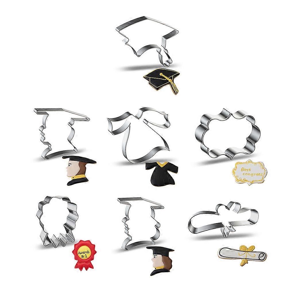 Biscuit Cookie Cutter Stainless Steel Baking Utensils Graduation Theme Shape