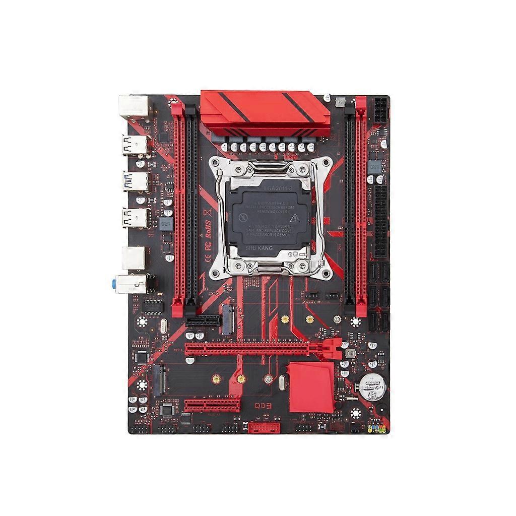 X99 QD3 Computer Moederbord Vier DDR3 Geheugen Ondersteuning LGA 2011-3 CPU M.2 128G