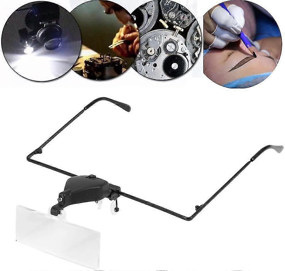 Magnifying Glasses With Led Light Eyelash Extension Magnifier