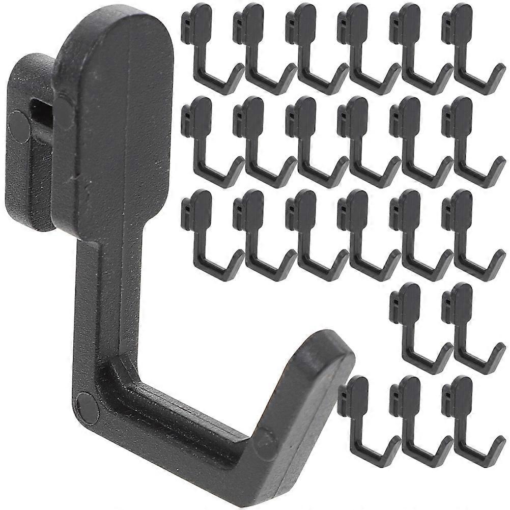 24Pcs Plastic Pegboard Hooks J Shape Pegboard Hook Peg Board Tool Organizer