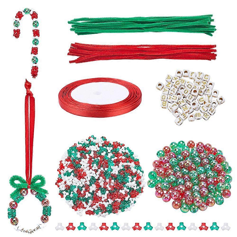 Acrylic with Plastic Christmas Candy Beading Set Mixed Color