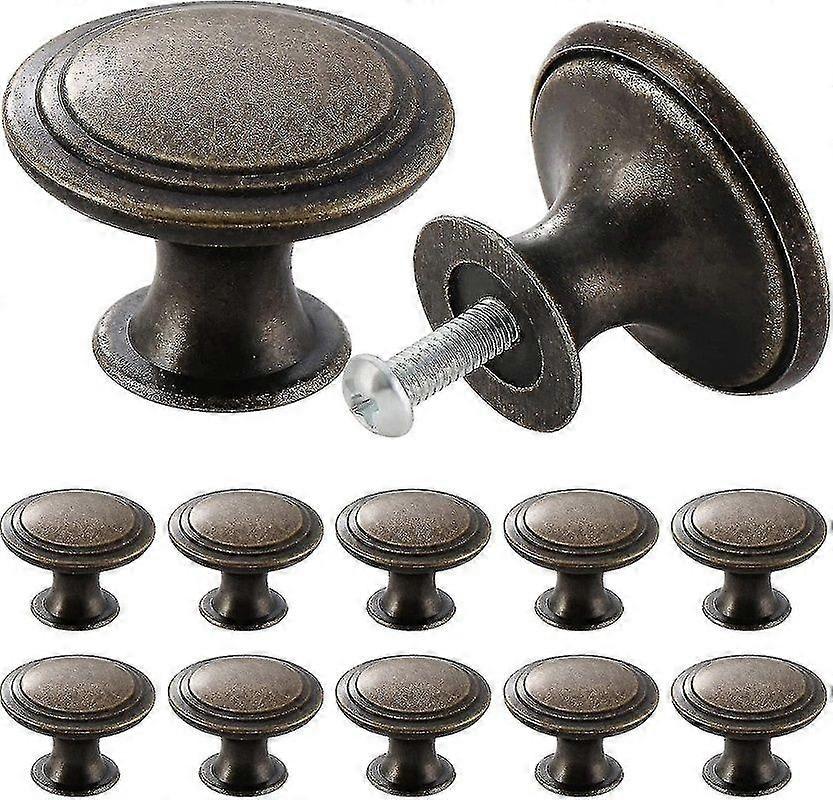 24pcs Vintage Cabinet Knobs. Chic Drawer Knobs. Antique Style Kitchen Cupboard-ylmyFit
