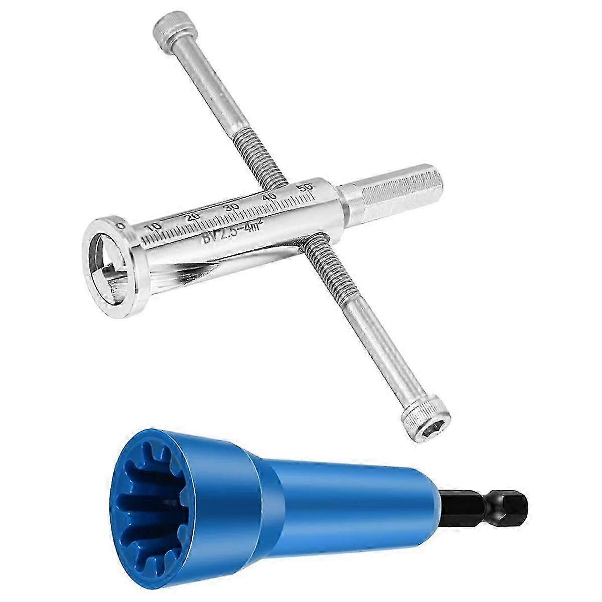 Wire Twisting Tool Wire Stripper and Twister Twist Wire Connector Socket compatible Twist Wire Tool 