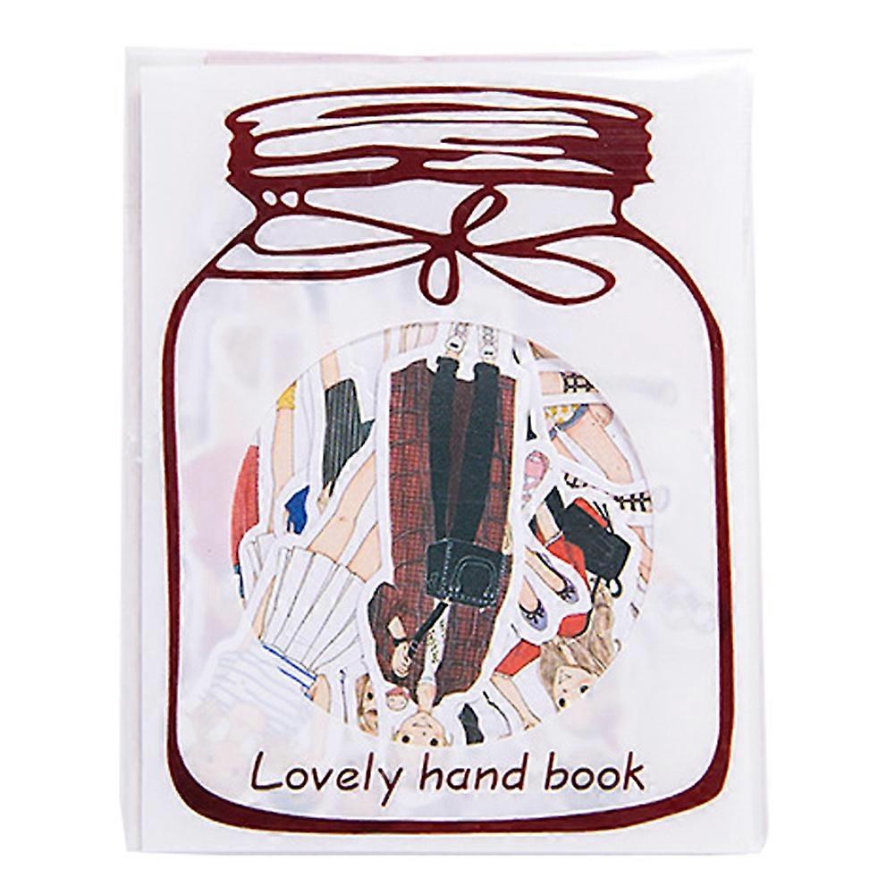 الانجراف زجاجة DIY يوميات ملصق كتيب ديكور سكرابوكينغ ملصقا الملحقات (# 4)