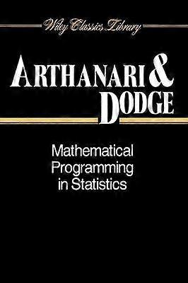 Mathematical Programming in Statistics