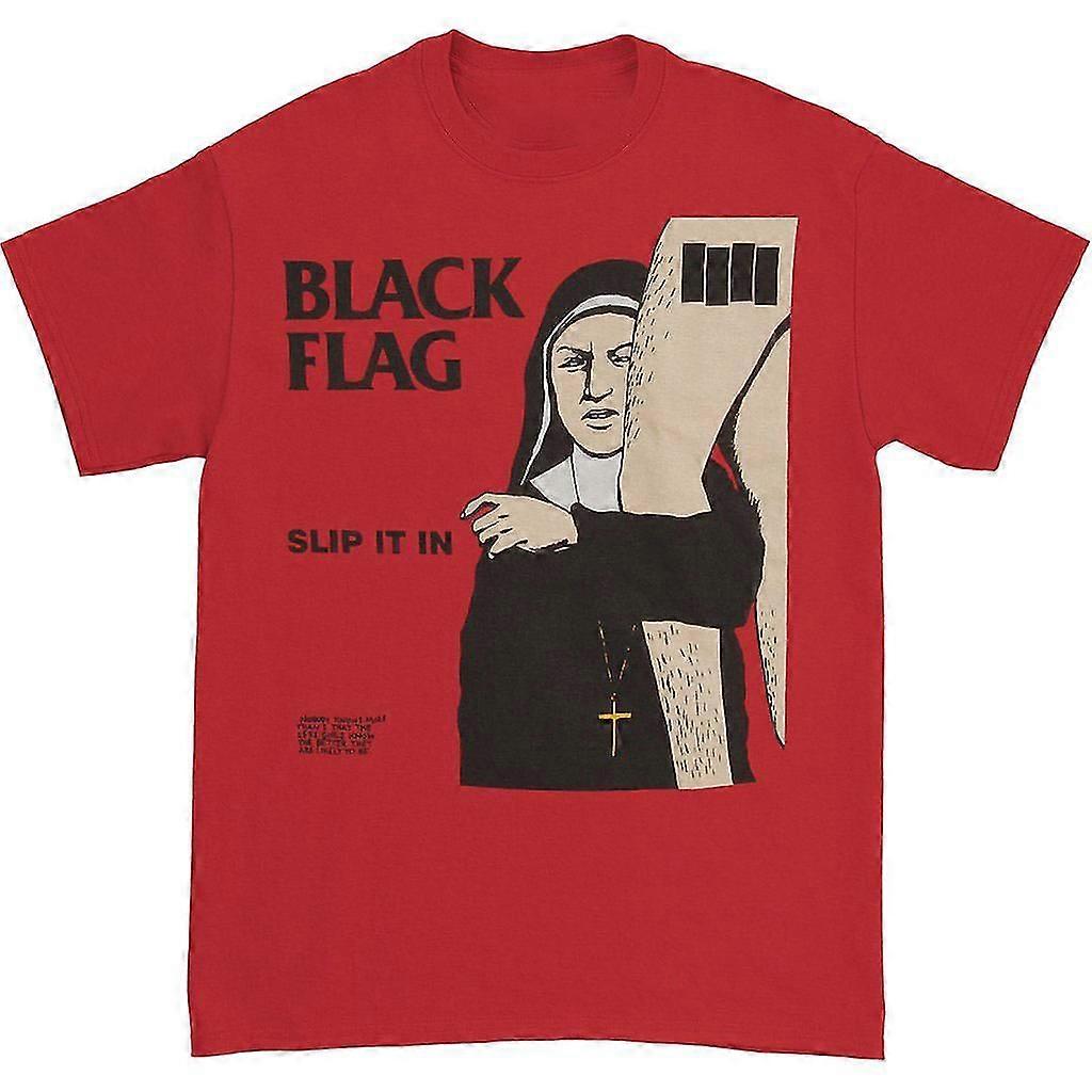 דגל שחור מחליק אותו בחולצת טריקו