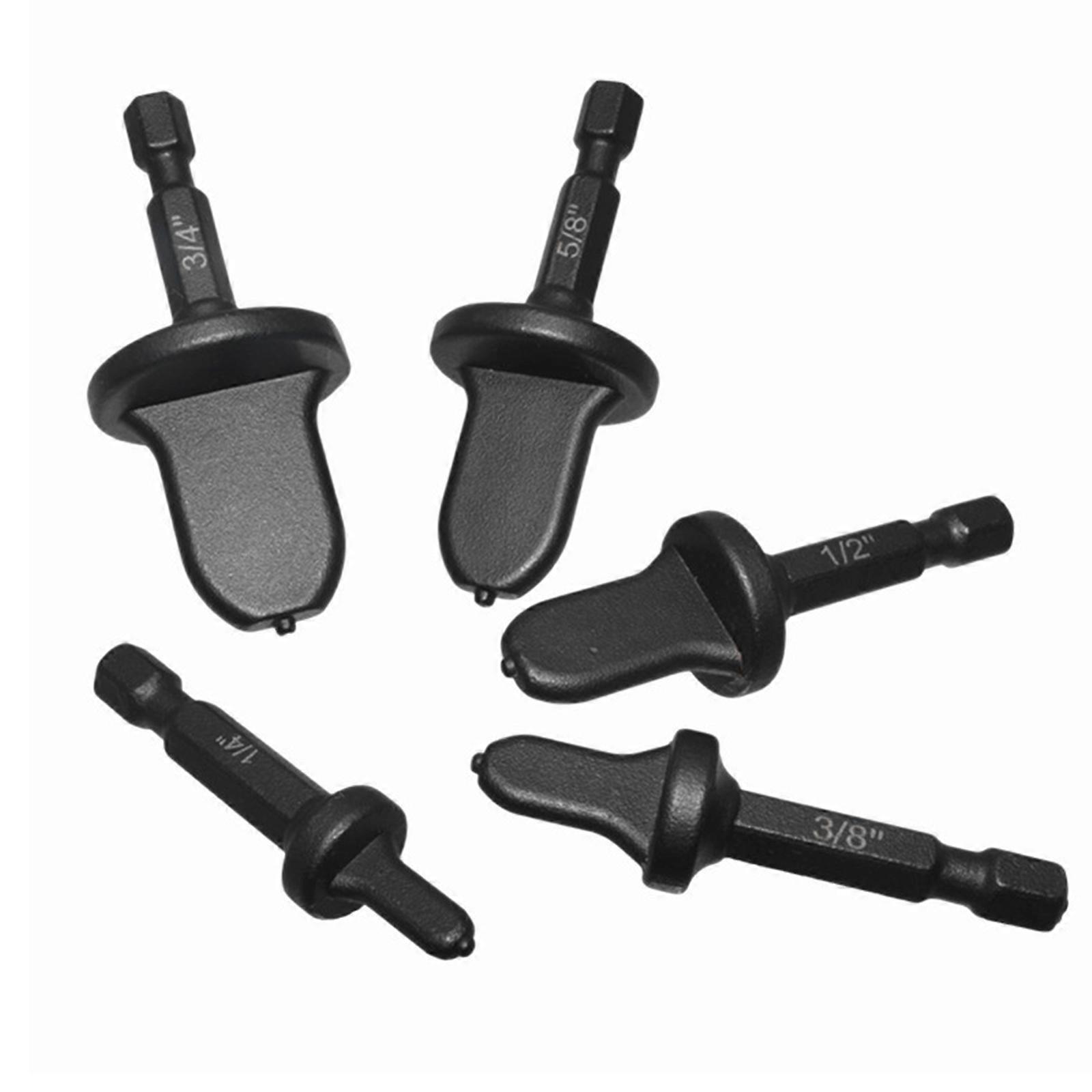 Hex Copper Tube Expander Drill Set, 5pcs