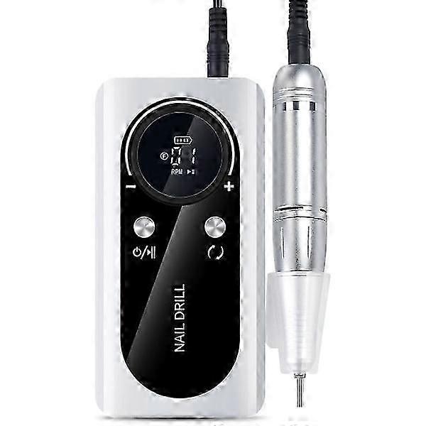 45000 RPM Rechargeable Portable ElectrNail File, Fast and Efficient Manicure Tool