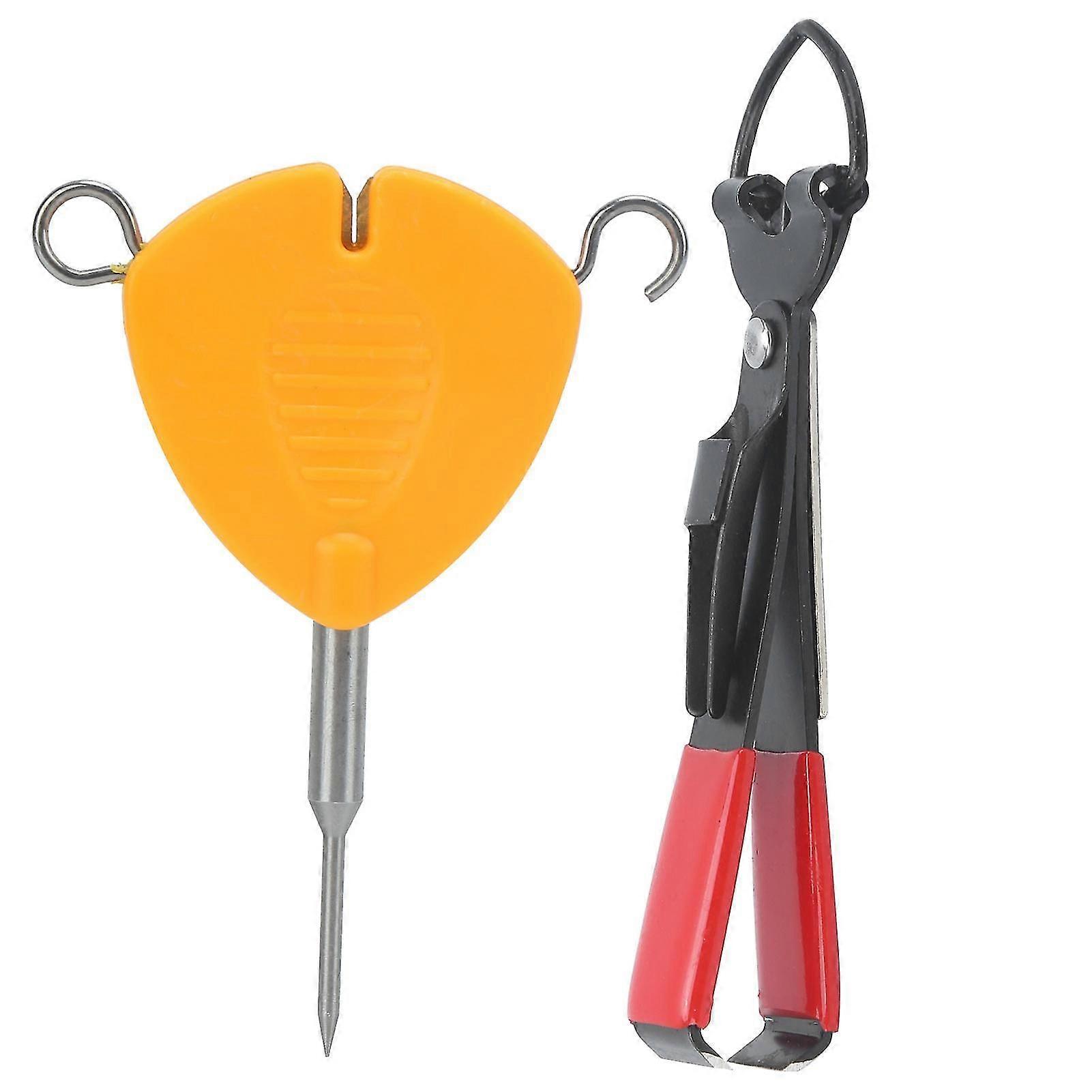 Fishing Line Knotting Tool - Multi Puller for Knotless Knots and Fishing Tackle with Nail Clipper