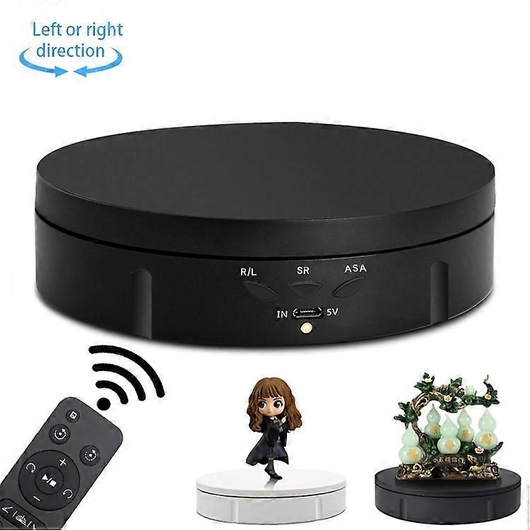 14.6cm Remote USB Electric Rotating Turntable Display Stand, Load: 10kg
