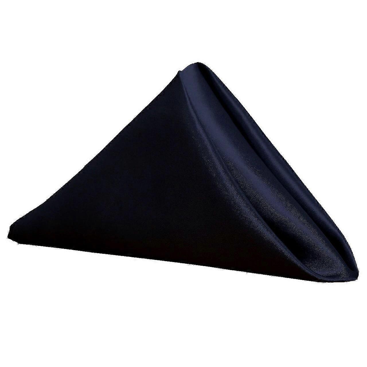 12pcs Square High-quality Polyester Cloth Napkins, Bi-fold, Edging Napkins