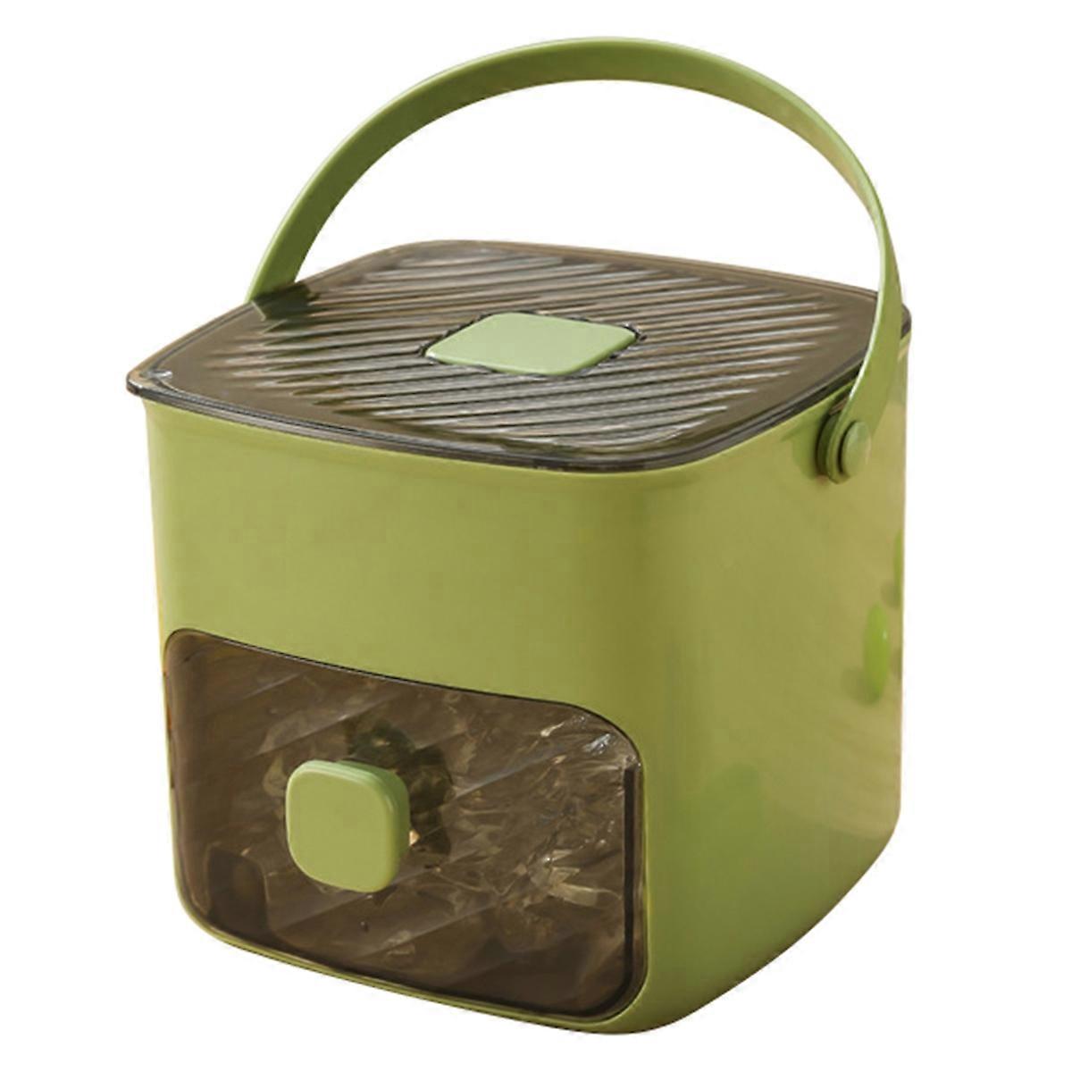 AS 48 Grid Ice Block Tray with Easy Release Button Large Capacity Ice Maker Box for Home Party Use -