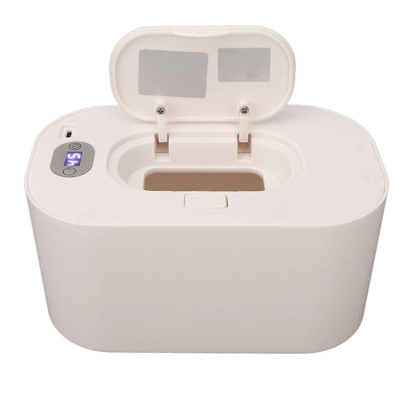 Wet Wipe Warmer Large Capacity LED Screen Portable Uniform Heating Adjustable Heated Wipes Dispenser