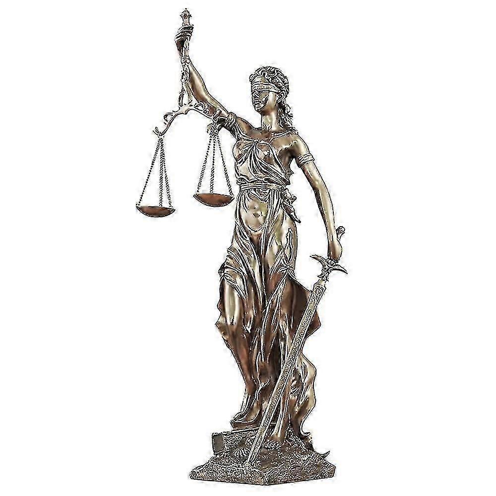 1pcs ジャスティス フェア テミス スタチュー ジャスティティア ゴッデス スカルプチャー レジン TW